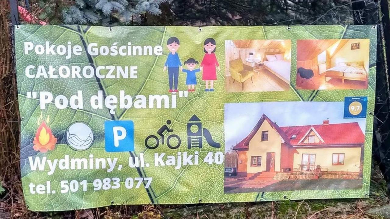 Pod Debami - Pokoje Na Mazurach Villa Wydminy Exteriör bild